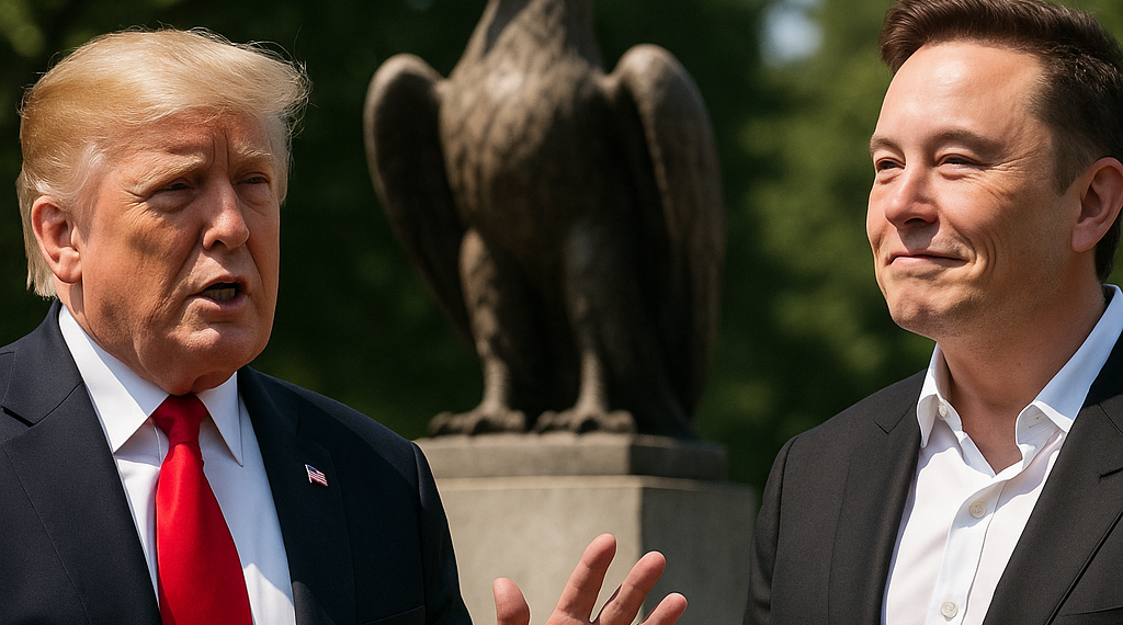 Premia Trump a Musk y lo califica como un 'tesoro nacional'