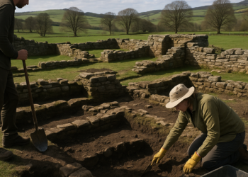 Un voluntario y una arqueóloga descubrieron en Escocia uno de los monasterios medievales más importantes de Gran Bretaña
