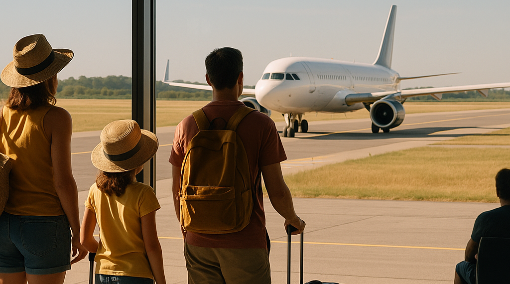 Vacaciones de verano impulsan el pasaje aéreo y crece 1.7% en agosto