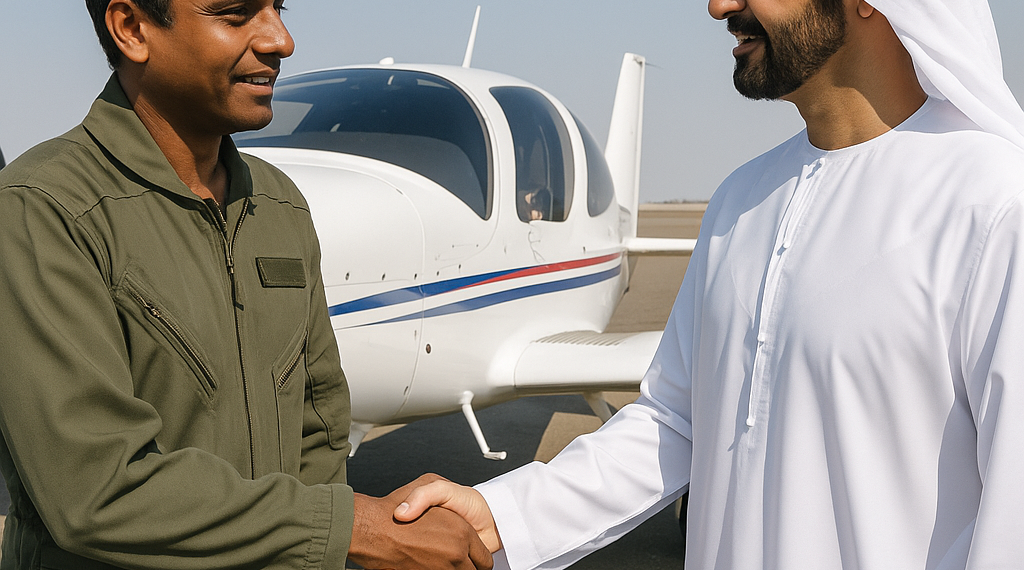 El viceprimer ministro emiratí visitó al piloto indio de Flydubai en el hospital: “Personifica los más altos grados de valentía”